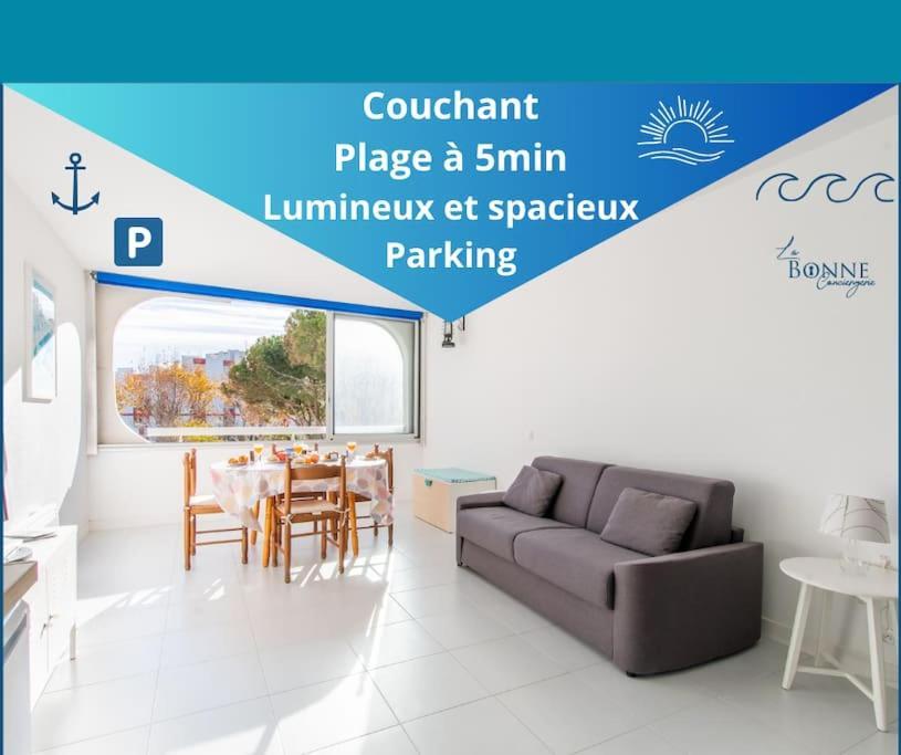 Les Marines De Haute Plage*Lumineux*Parking La Grande Motte Ngoại thất bức ảnh