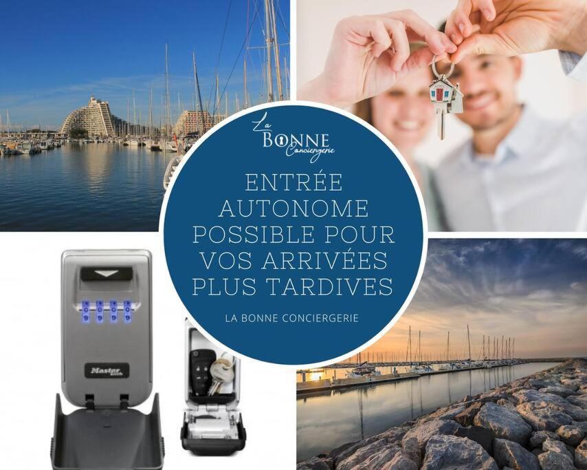 Les Marines De Haute Plage*Lumineux*Parking La Grande Motte Ngoại thất bức ảnh